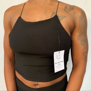 #92 Mind Code Crop Tank Top